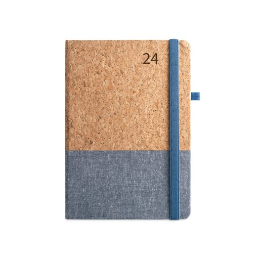 Agenda em cortiça e linho Personalizada