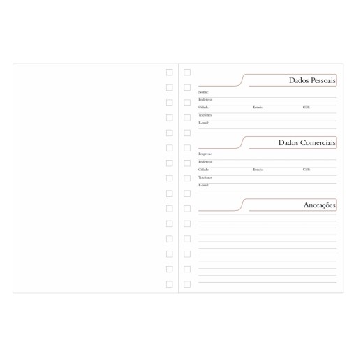 Agenda Diária 2025 Wire-o Personalizada
