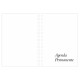 Agenda Permanente Wire-o MDF Sublimática Personalizada Personalizada Para Brinde