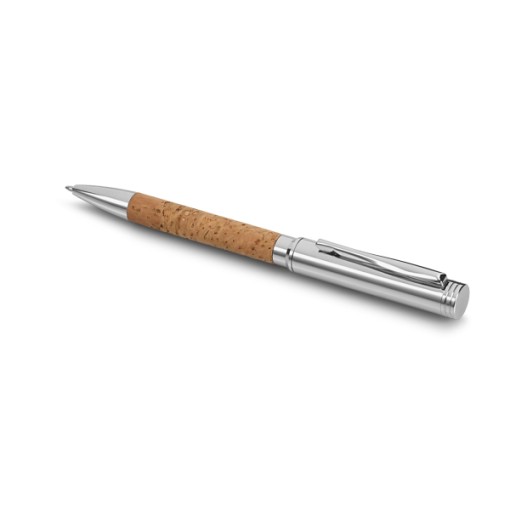Caneta Executiva de Metal e Cortiça Personalizada