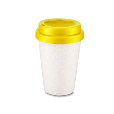 Copo em fibra de arroz e tampa 430ml Promocional