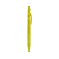 CANETA PLÁSTICA TRANSLUCIDA para brinde corporativo