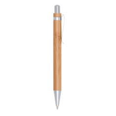 CANETA BAMBU DET PRATA Personalizados