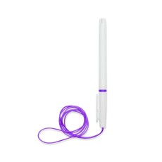 CANETA PLÁSTICA COM CORDÃO para brinde corporativo