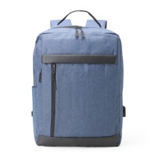 MOCHILA DE NYLON COM DET. EM COURO SINT. Promocional