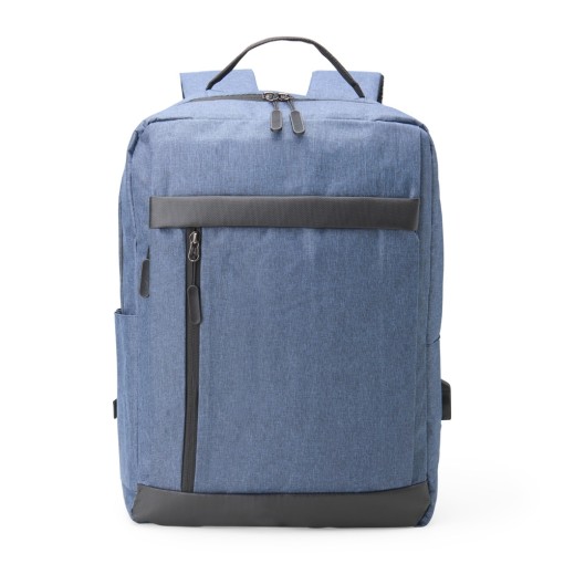 MOCHILA DE NYLON COM DET. EM COURO SINT. Promocional