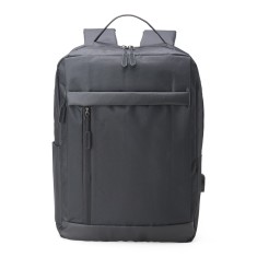 MOCHILA DE NYLON COM DET. EM COURO SINT. Promocional