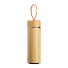 GARRAFA TÉRMICA BAMBU 400ML para eventos
