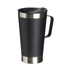 CANECA TÉRMICA 500ML *LISA C/ ABRIDOR com logotipo