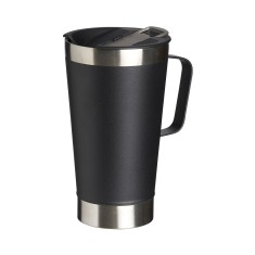 CANECA TÉRMICA 500ML *LISA C/ ABRIDOR com logotipo