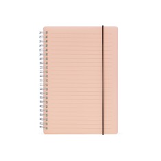 CADERNO COM CAPA PLÁSTICA Brinde