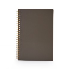 CADERNO A5 PLÁSTICO com sua marca