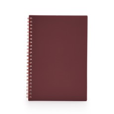 CADERNO A5 PLÁSTICO com sua marca