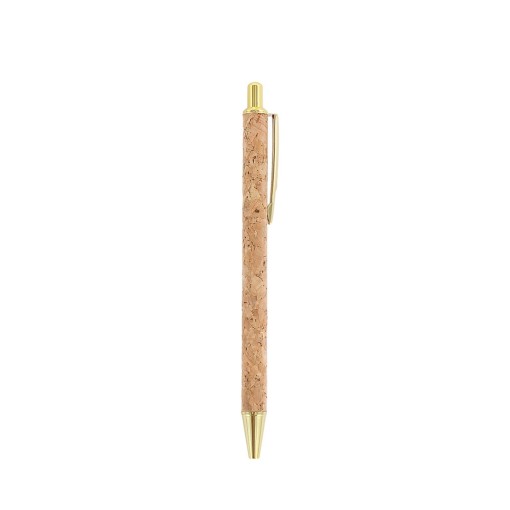 CANETA METAL E CORTIÇA com sua marca