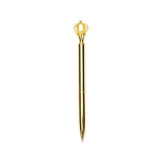 CANETA METAL COROA com logotipo