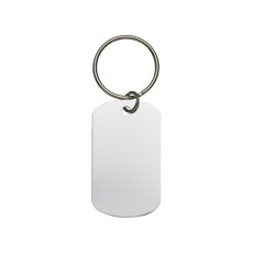 CHAVEIRO PLAQUINHA EM METAL para brinde corporativo