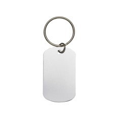 CHAVEIRO PLAQUINHA EM METAL para brinde corporativo