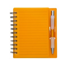CADERNO PLÁSTICO C/ CANETA Personalizado