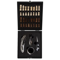 KIT VINHO XADREZ 4 PÇS para empresas