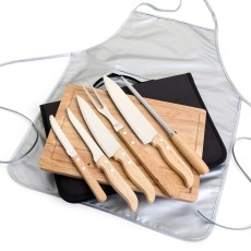 KIT TALHERES P/ CHURRASCO C/ 8 PEÇAS com sua marca