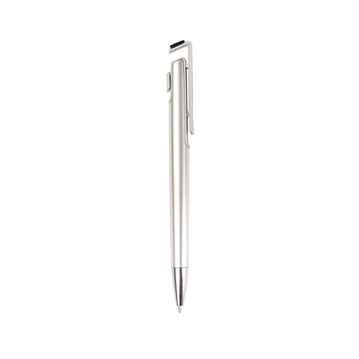 CANETA PLÁSTICA COM SUPORTE PARA CELULAR com logotipo