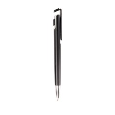 CANETA PLÁSTICA COM SUPORTE PARA CELULAR com logotipo