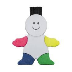 MARCA TEXTO FORMATO BONECO C/ LIMPA TECLADO para brinde corporativo