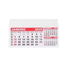 FOLHINHA CALENDÁRIO 2027 (COMPRE APENAS QUANTIDADES MÚLTIPLO DE 100PEÇAS) Promocionais