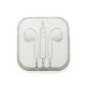 FONE DE OUVIDO C/ MICROFONE -BCO/BCO com logotipo