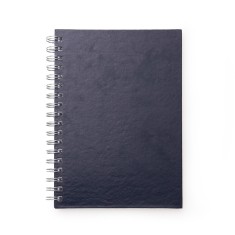 CADERNO C/ CAPA DE COURO SINTÉTICO 17 X 24CM Brindes