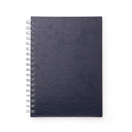 CADERNO C/ CAPA DE COURO SINTÉTICO 17 X 24CM Brindes