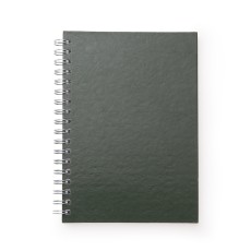 CADERNO C/ CAPA DE COURO SINTÉTICO 17 X 24CM Brindes
