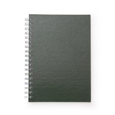 CADERNO C/ CAPA DE COURO SINTÉTICO 17 X 24CM Brindes