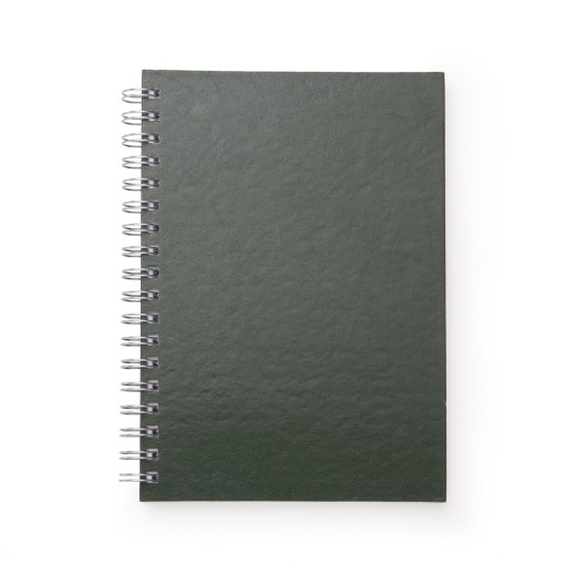 CADERNO C/ CAPA DE COURO SINTÉTICO 17 X 24CM Brindes