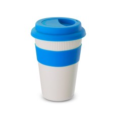 COPO FIBRA BAMBU C/ TAMPA 450ML Brinde