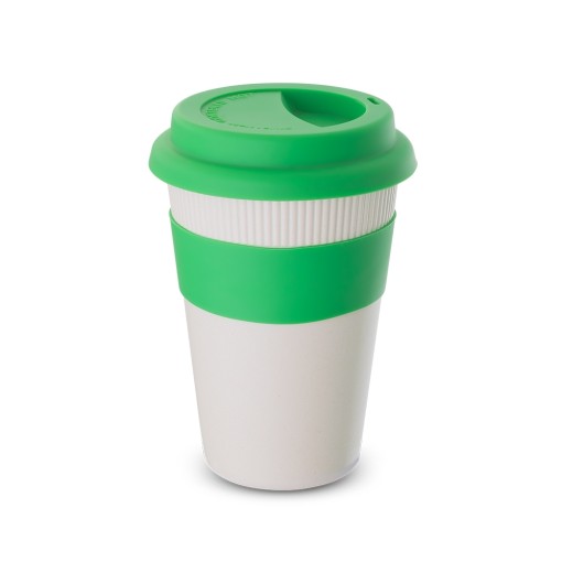 COPO FIBRA BAMBU C/ TAMPA 450ML Brinde