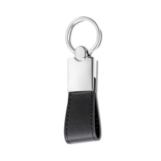 CHAVEIRO METAL C/ ALÇA COURO SINTÉTICO para empresas