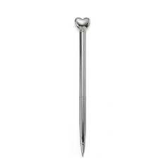 CANETA METAL CORAÇÃO com sua marca