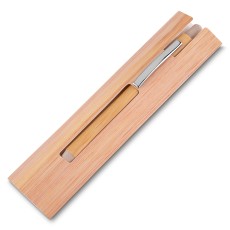 CANETA BAMBU C/ ESTOJO PAPEL para empresas