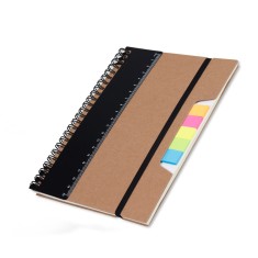 CADERNO P/ ANOT. KRAFT COM ELASTICO para brinde corporativo
