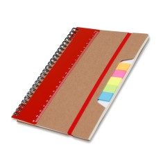 CADERNO P/ ANOT. KRAFT COM ELASTICO para brinde corporativo
