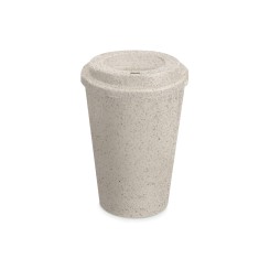 COPO FIBRA DE ARROZ C/ TAMPA 400ML para eventos
