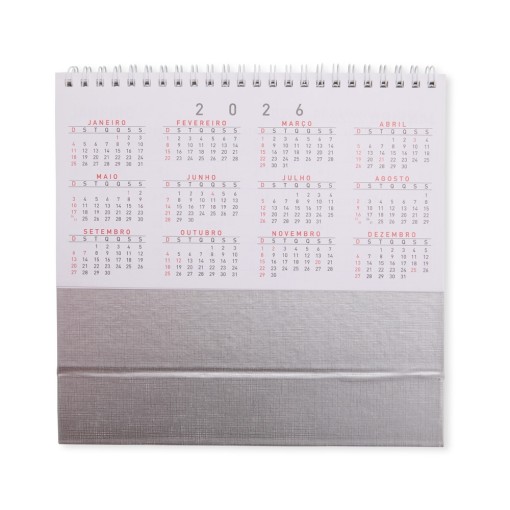 CALENDÁRIO DE MESA 2027 para brinde corporativo