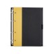 CADERNO FICHÁRIO DE COURO SINTÉTICO com sua marca