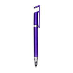 CANETA PLASTICA TOUCH C/ SUPORTE para brinde corporativo