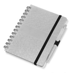 CADERNO PLÁSTICO COM PAUTA Brindes