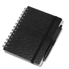 CADERNO PLÁSTICO COM PAUTA Brindes