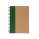 CADERNO CAPA KRAFT LAMINADA Brinde