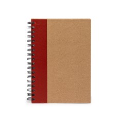 CADERNO CAPA KRAFT LAMINADA Brinde