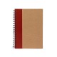 CADERNO CAPA KRAFT LAMINADA Brinde